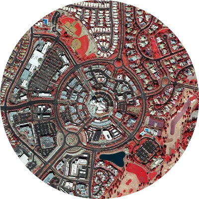 CIR aerial image